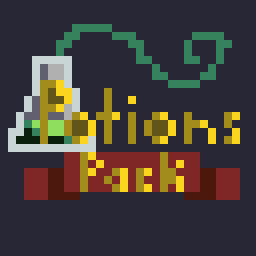 RPG Potion Icons – Pixel Art Asset Pack by MokiARTS