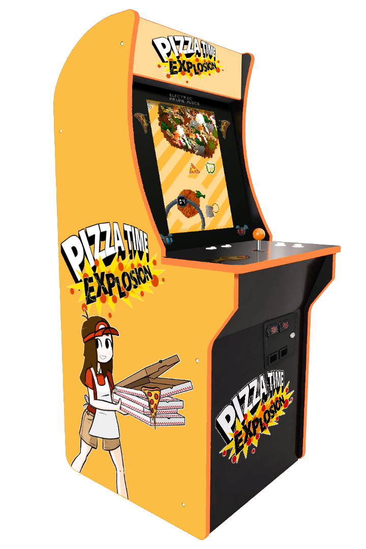 Pizza Time Explosion as an arcade cabinet!