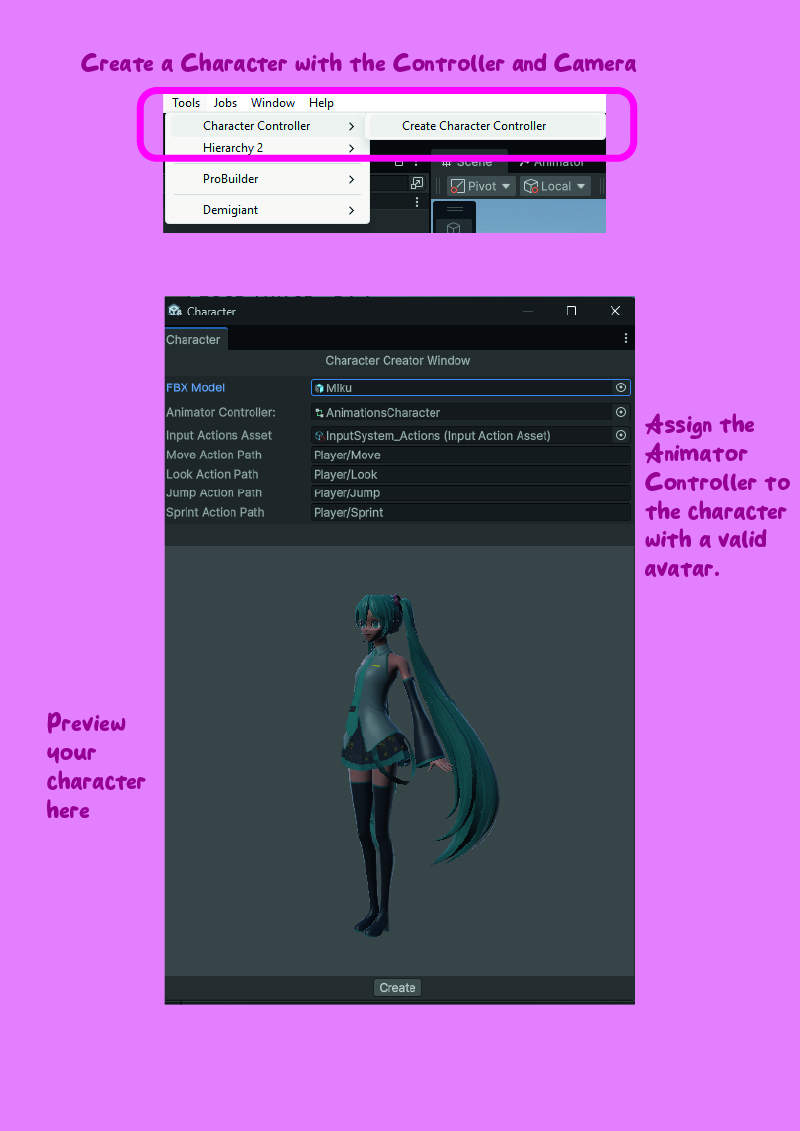 CharaController 3D Tool by ertuncsila