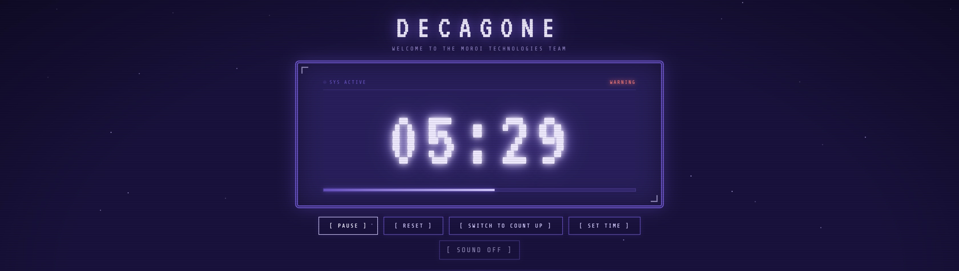 Mothership - DECAGONE TIMER