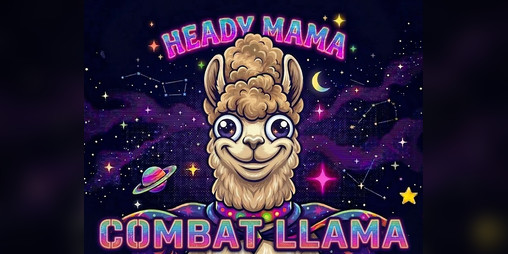 Cover image for Heady Mama, Combat Llama
