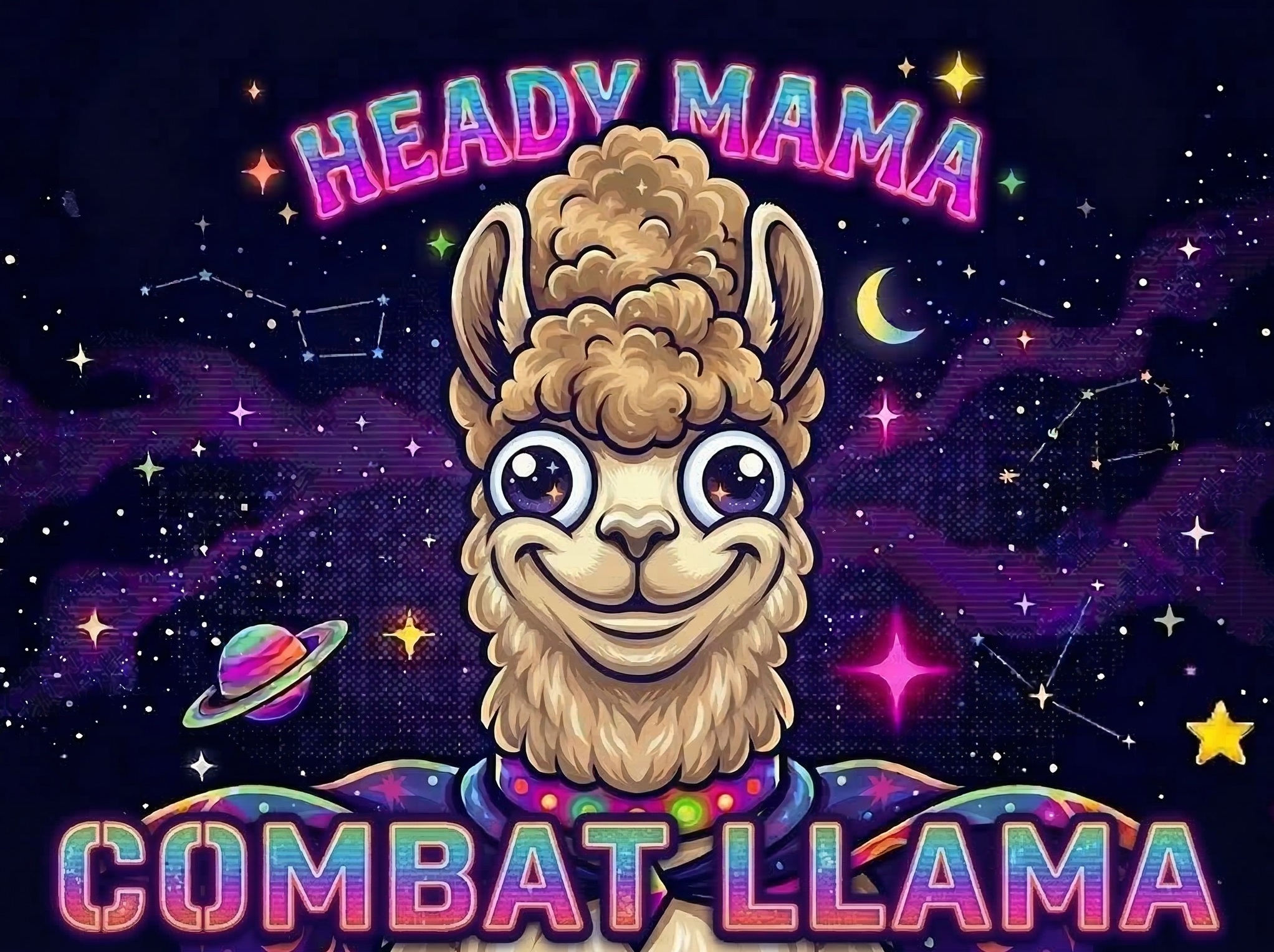 Cover image for Heady Mama, Combat Llama