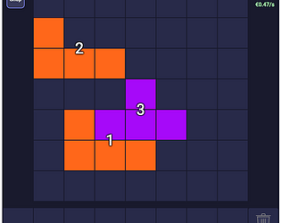 Idle Pieces Grid
