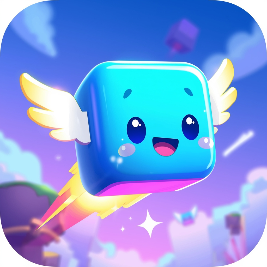 Flying Cube by PanwujikStudios