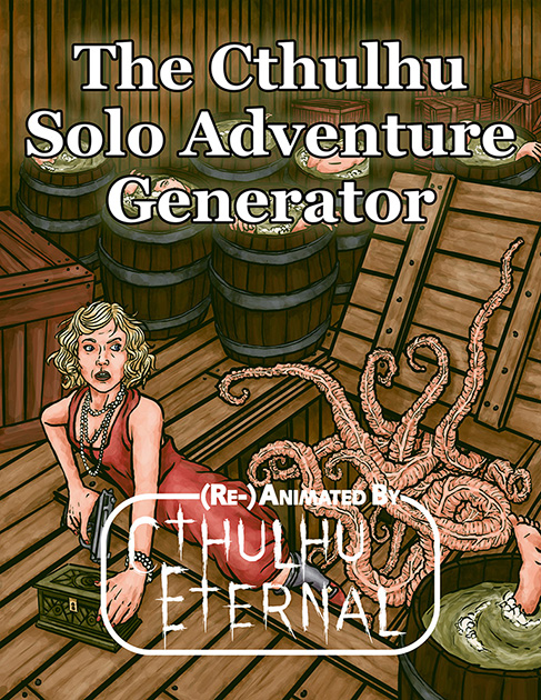 Portada de The Cthulhu Solo Adventure Generator