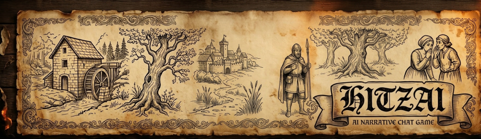 Hitzai – AI Narrative Chat Game