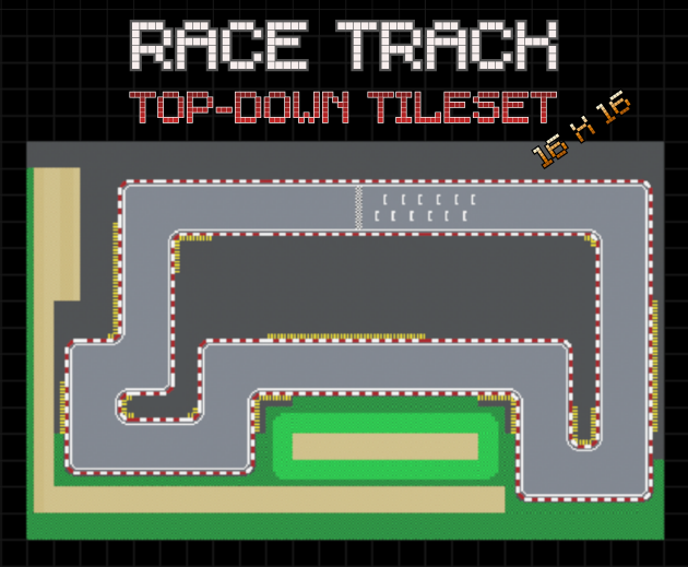 Race Track Tilemap 16x16
