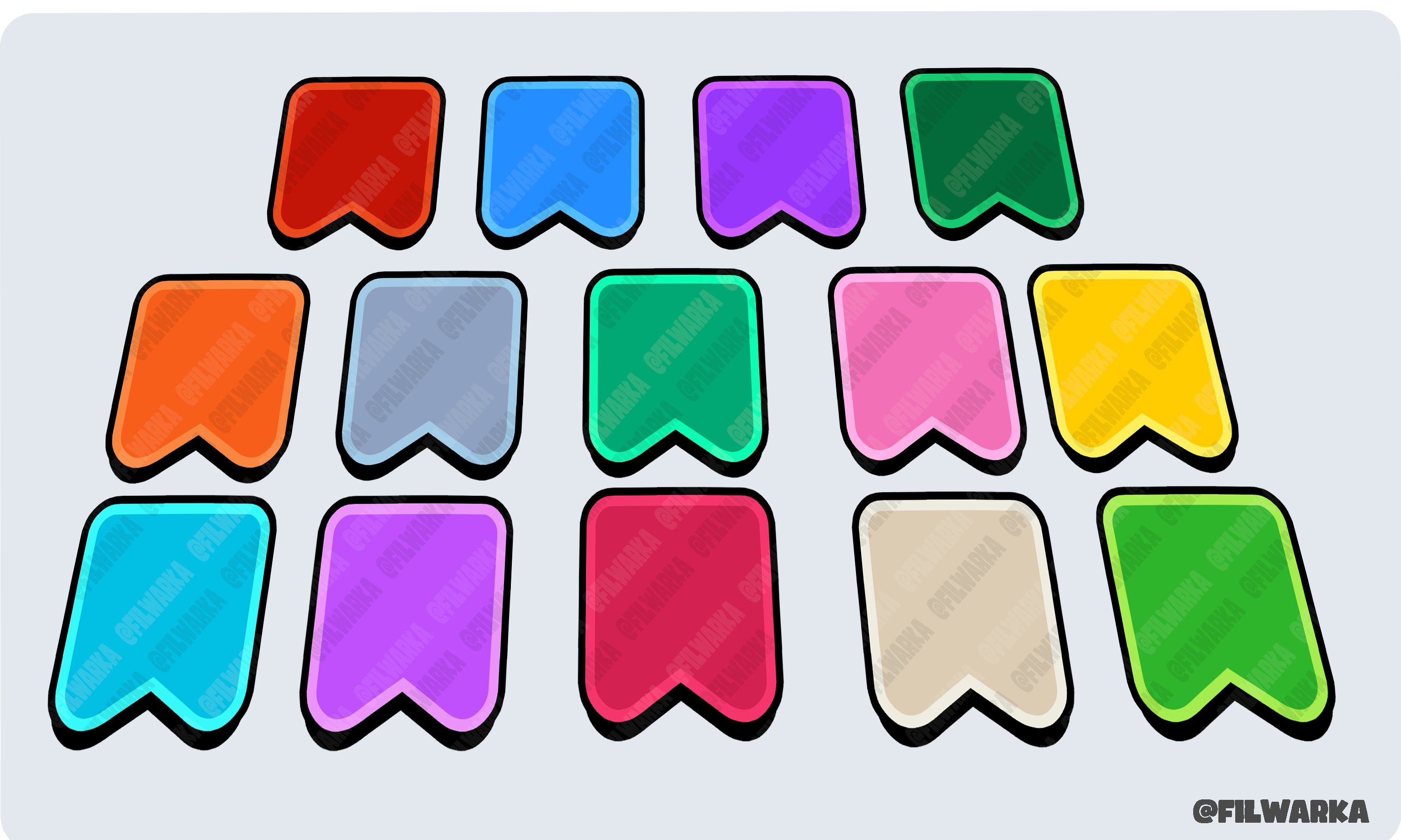 2D UI Asset Roblox Pack(PANELS) by Filwarka