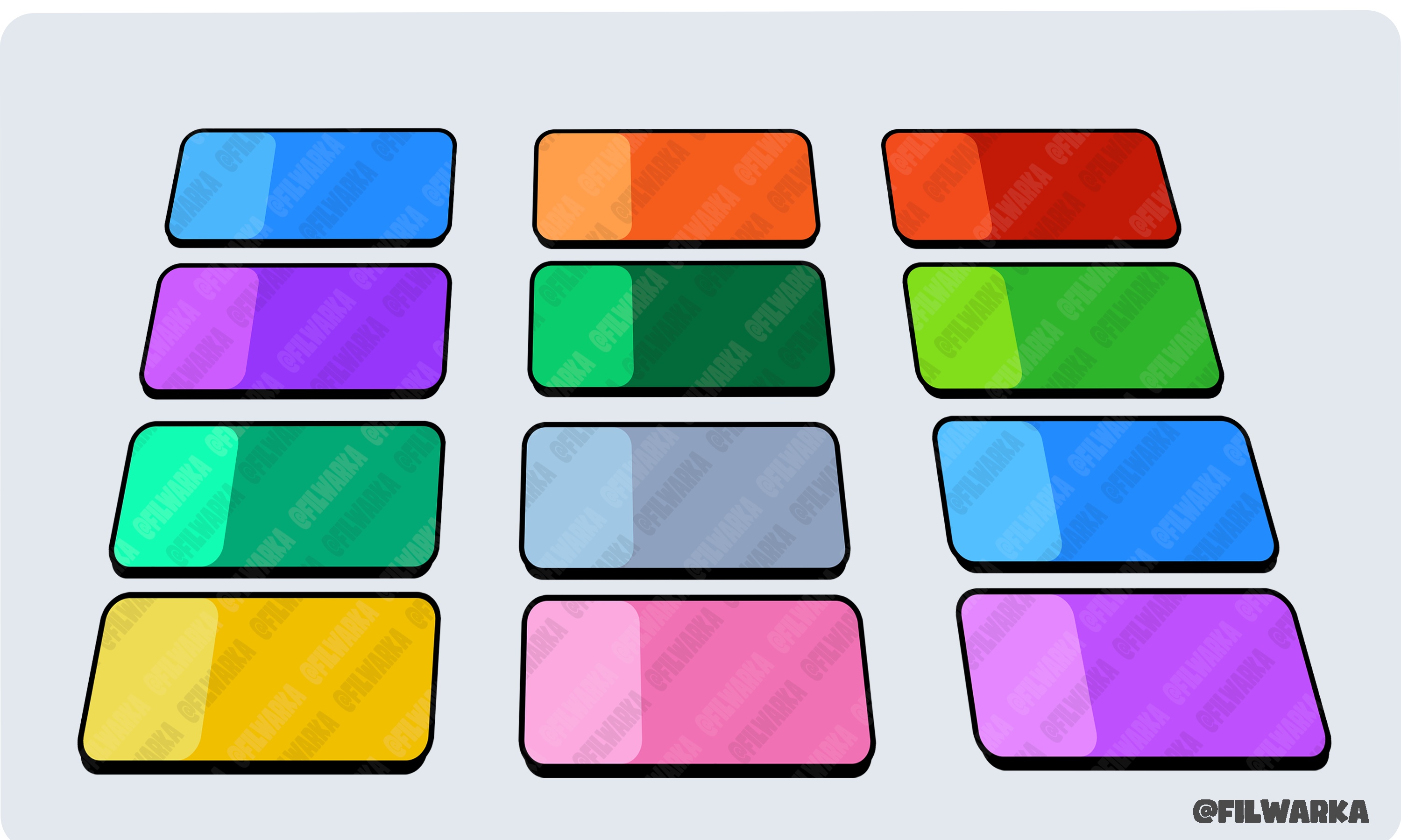 2D UI Asset Roblox Pack(PANELS) by Filwarka