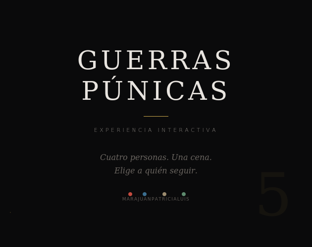 Guerras púnicas- experiencia interactiva