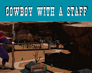 Cowboy With A Staff