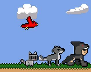 Wolf kid's rescue run! Itch io edition