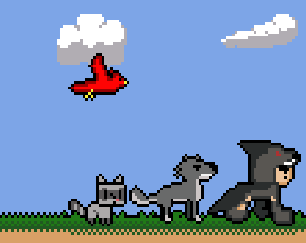 Wolf kid's rescue run!