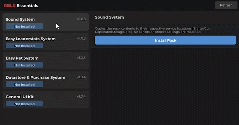 RBLX Essentials Plugin