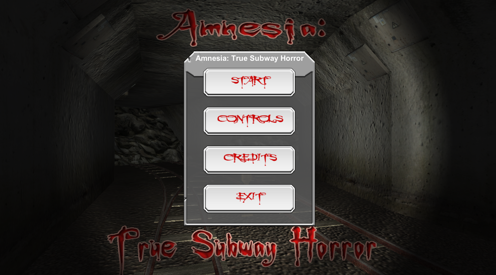 Amnesia Subway Horror cover