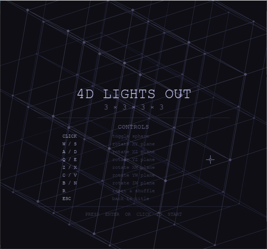 4D Lights Out