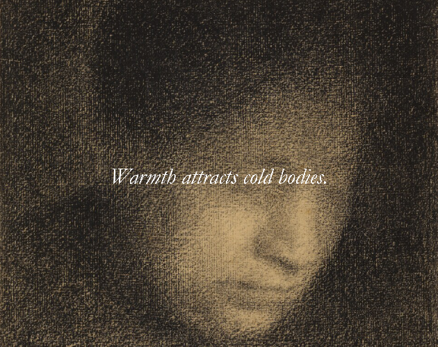 Cover image for warmth attracts cold bodies