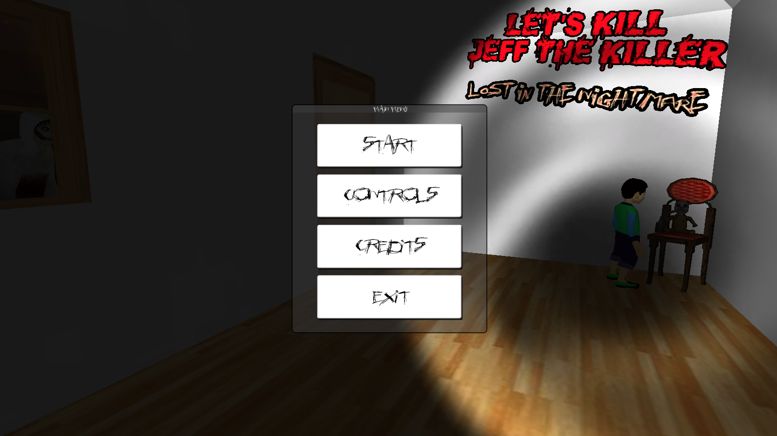 Jeff The Killer 2 - Lost in the Nightmare cover