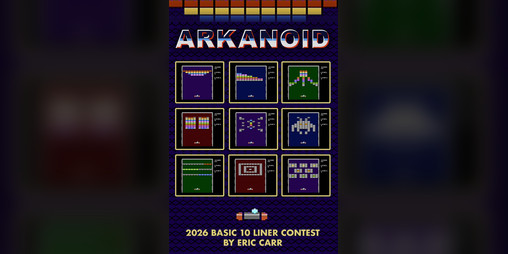 Cover image for Arkanoid (Atari 8-Bit) by Eric Carr