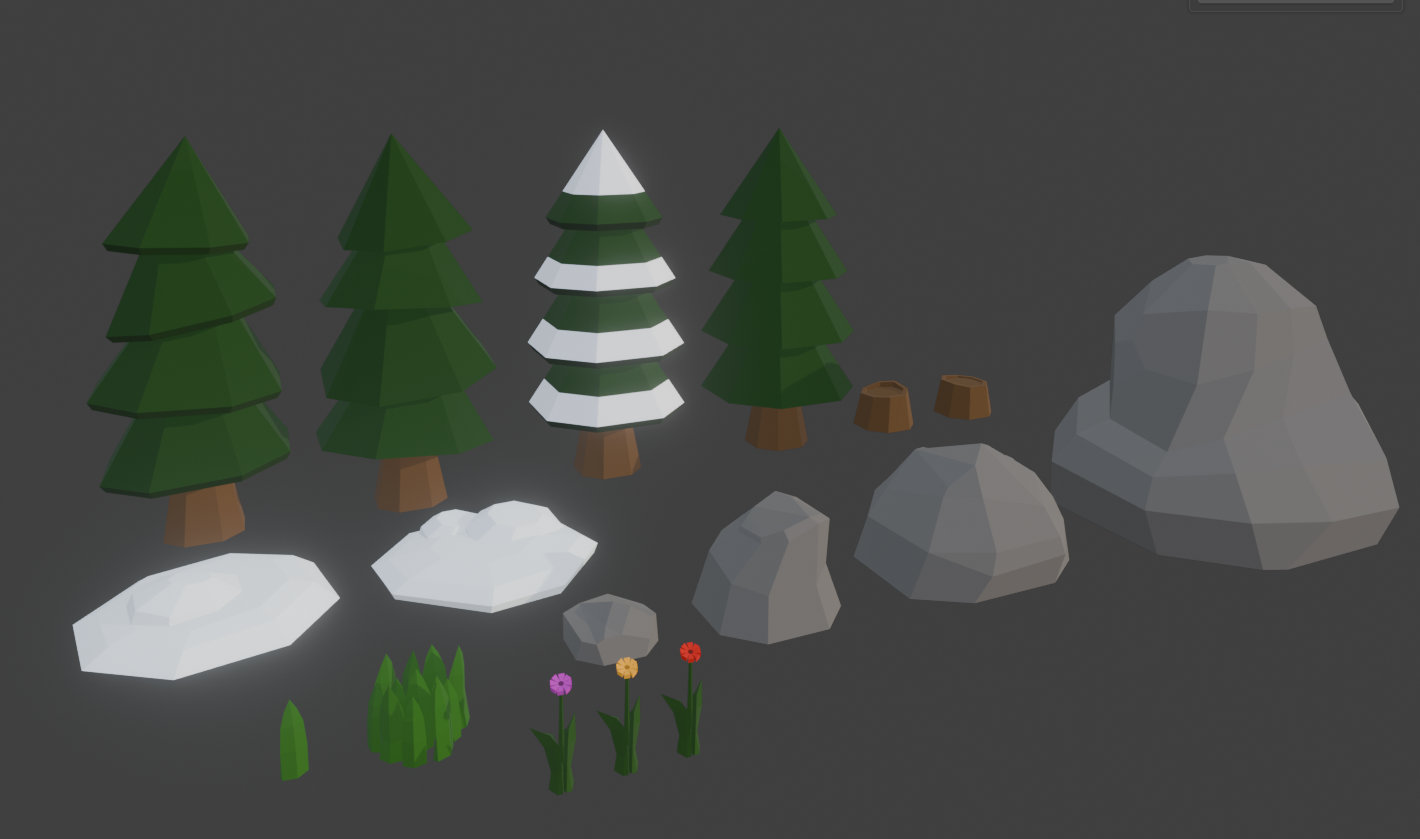 3D Low Poly - Forest Pack