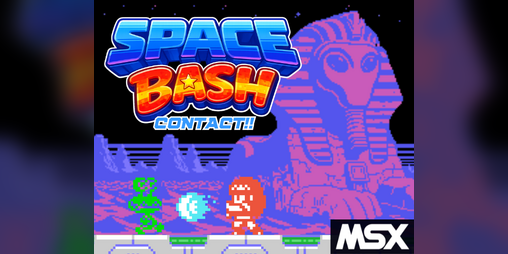 Cover image for Space Bash: Contact!! (MSX)