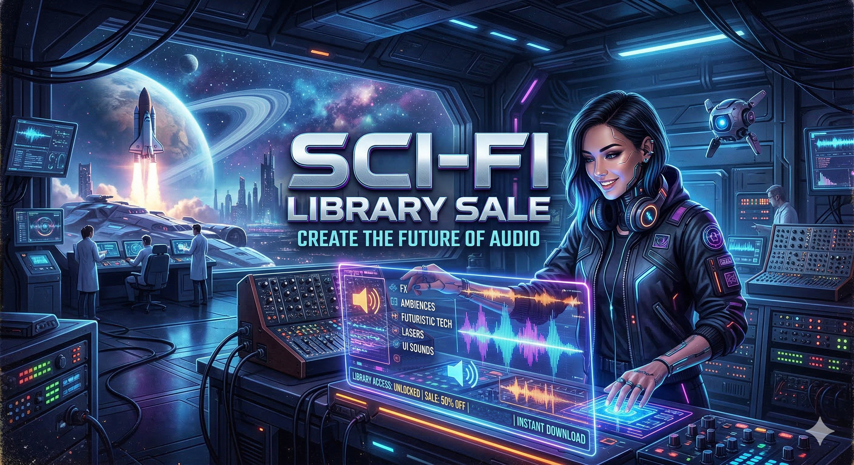 Sci-Fi Library Sale by Sound Works 12 - itch.io