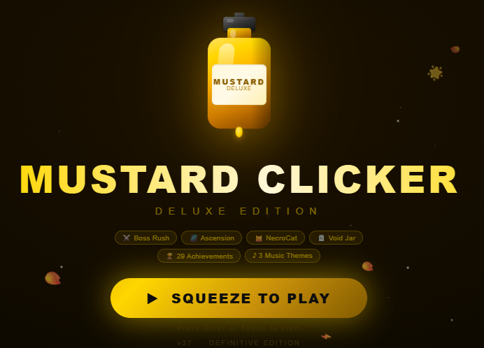 Cover image for Mustard Clicker Deluxe
