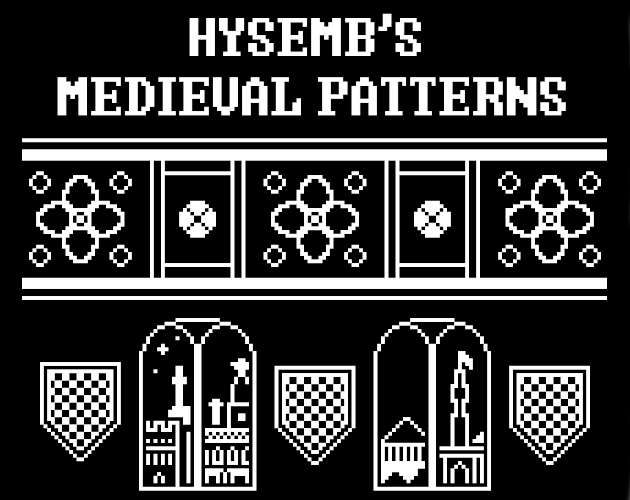 Hysemb's 1-bit Medieval Patterns by Hysemb