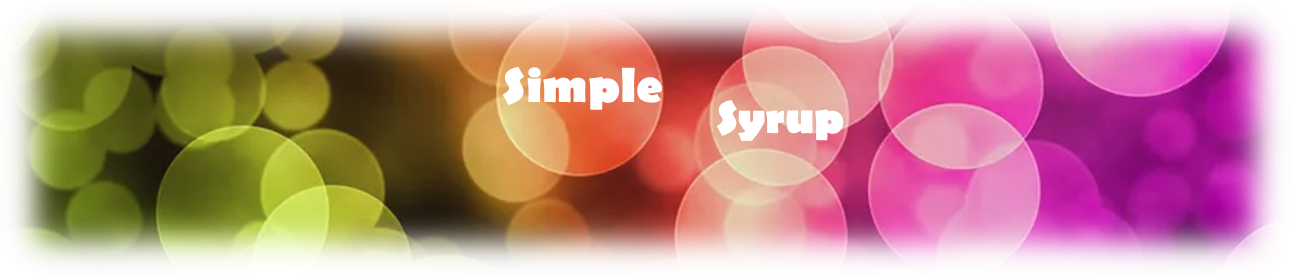 Simple Syrup