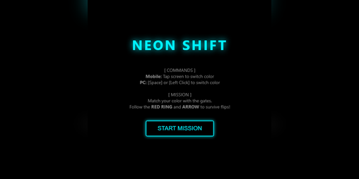 Cover image for NEON SHIFT: GRAVITY CHAOS
