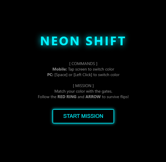 Cover image for NEON SHIFT: GRAVITY CHAOS