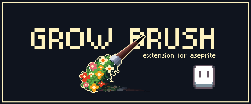 Grow Brush - A Custom Brush Toolbar for Aseprite
