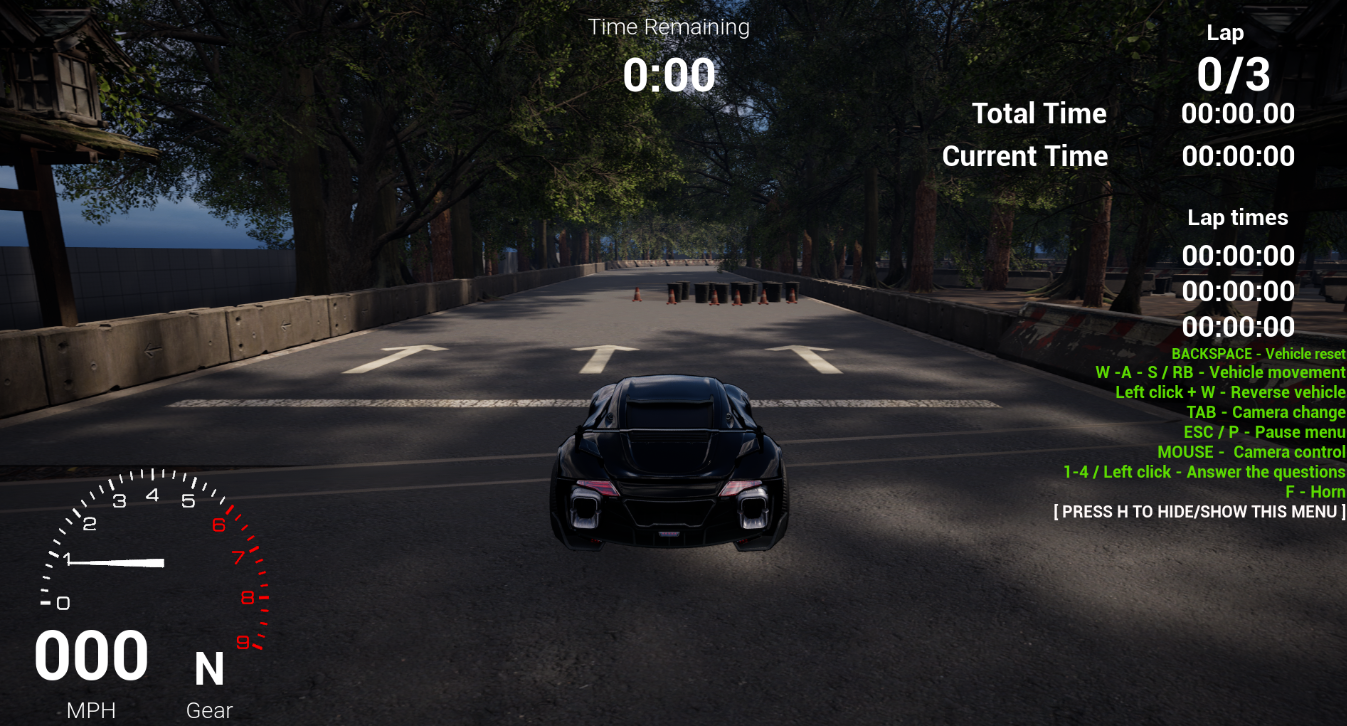 Educational Racing Game