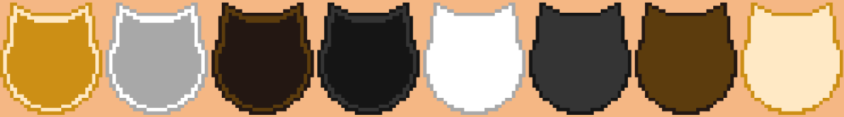 Jumping Cat Pixel UI Elements