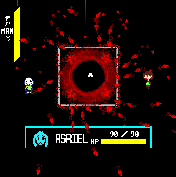 Cover image for Deltarune Gamerune Chara Dreemurr Battle (Demo)