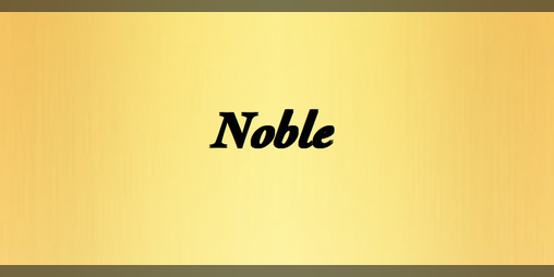 Cover image for Noble