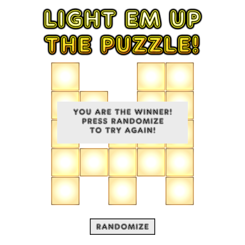 Cover image for Light em up - the puzzle!