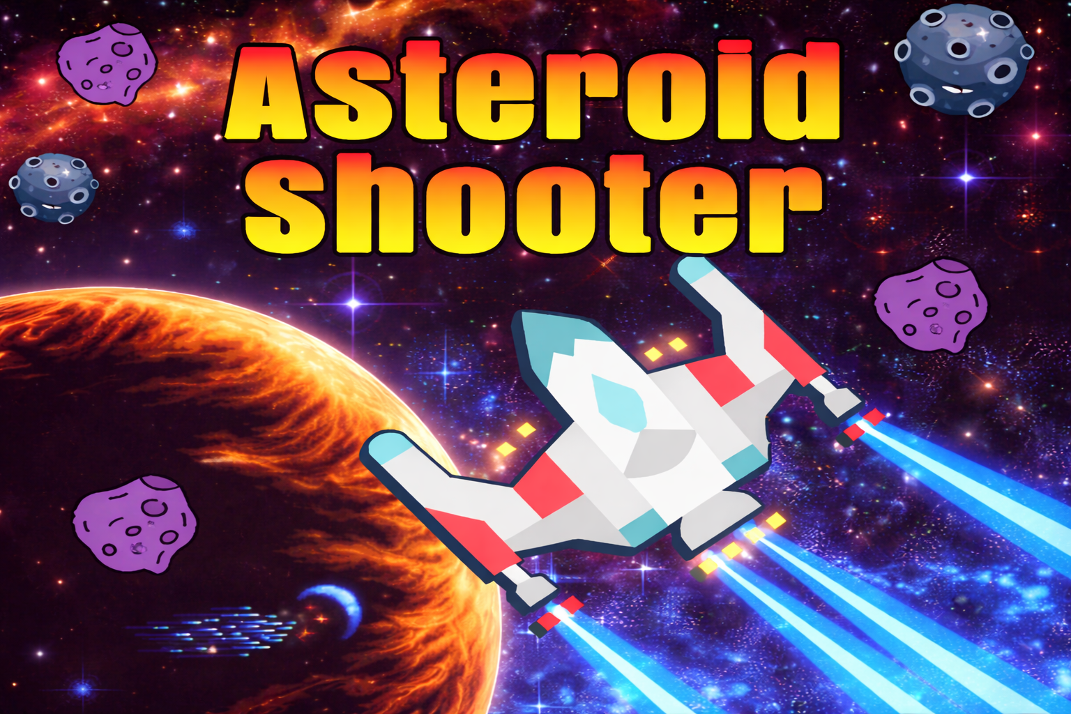 Asteroid Shooter by LazyWizard