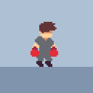 Pixel Art Boxer 2D by By Fernando