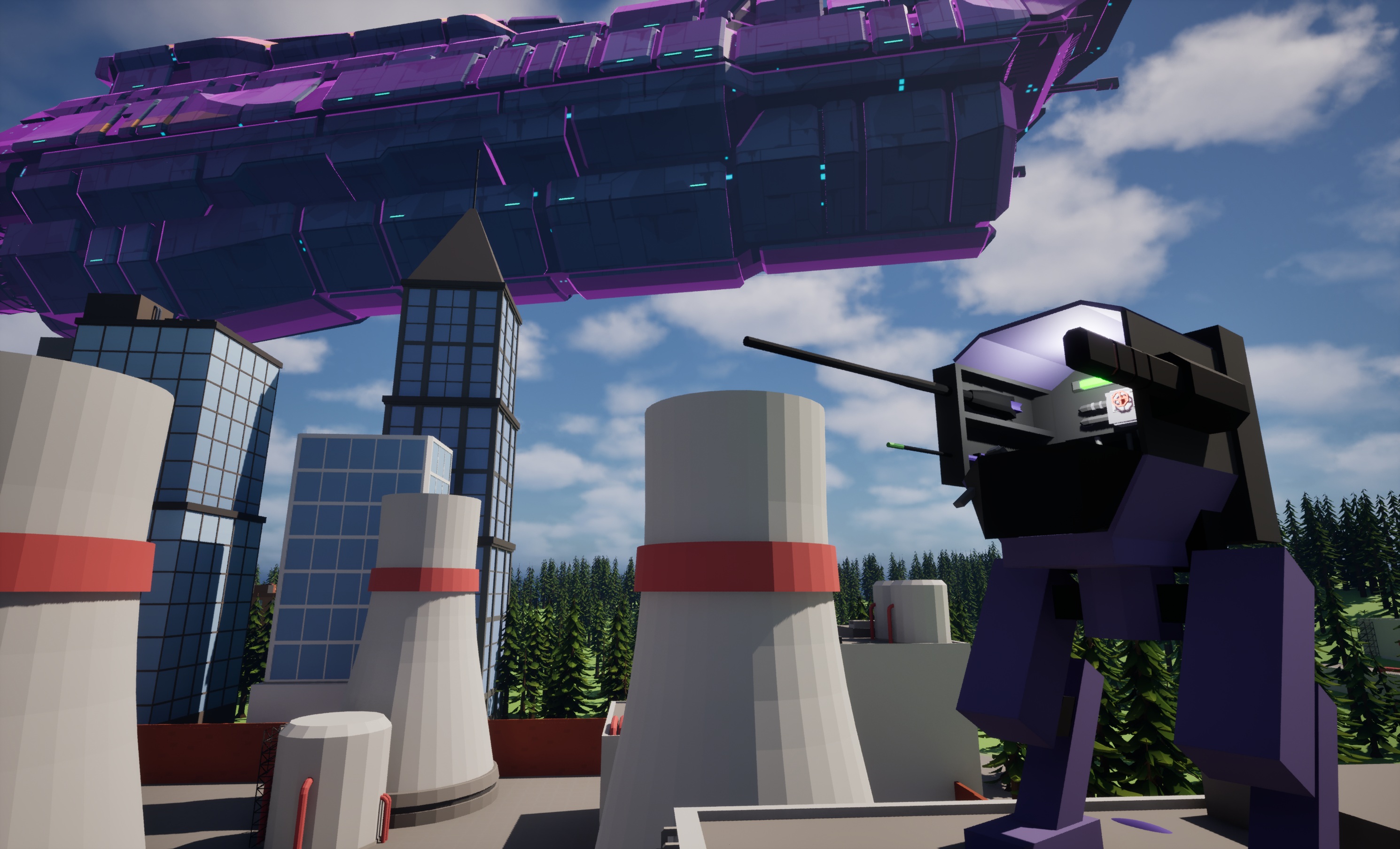 First Person Mech Simulator