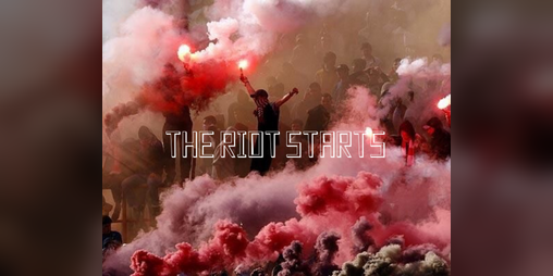 Cover image for the riot starts