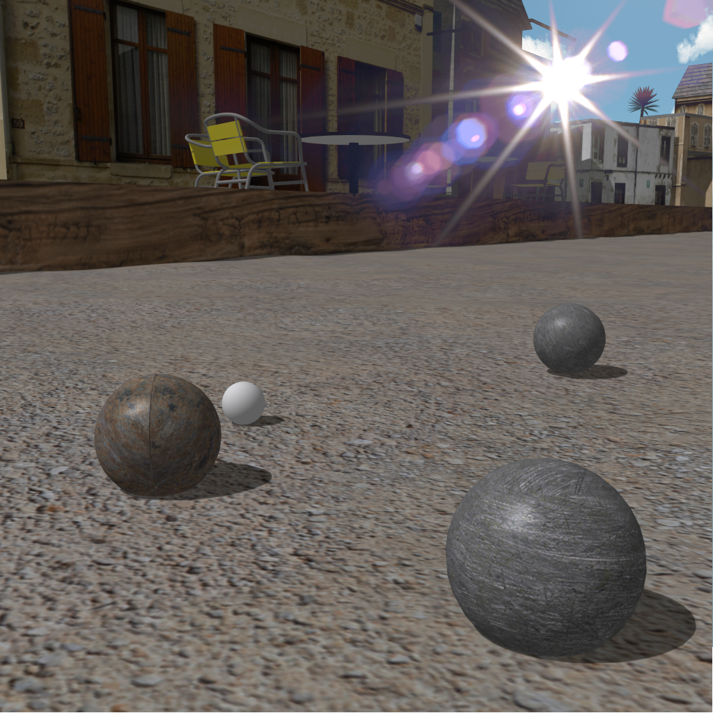 Petanque Bocce On Line by Pix Arts