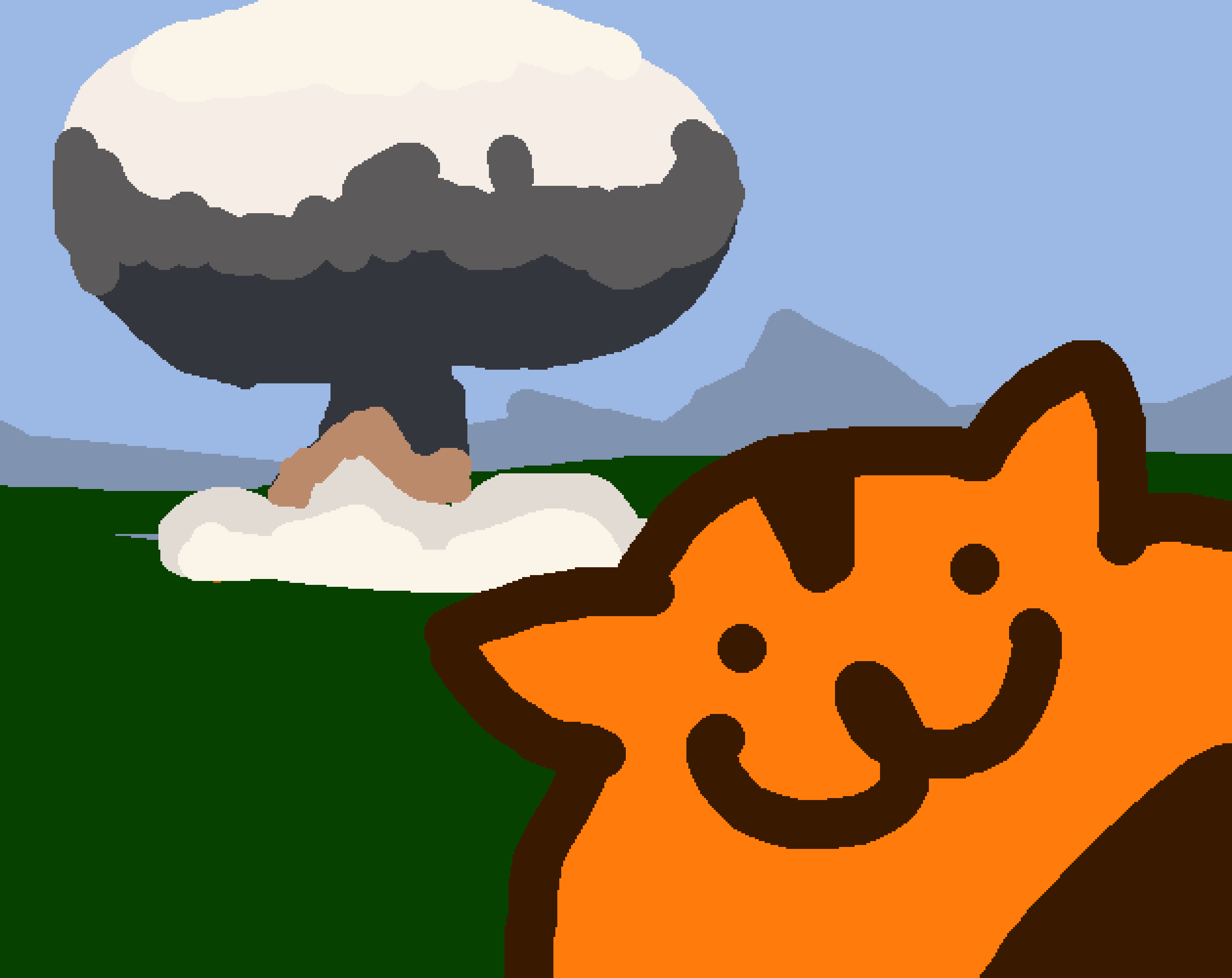 Oh no, my exploding cats are getting angry at me! by NeOriginal