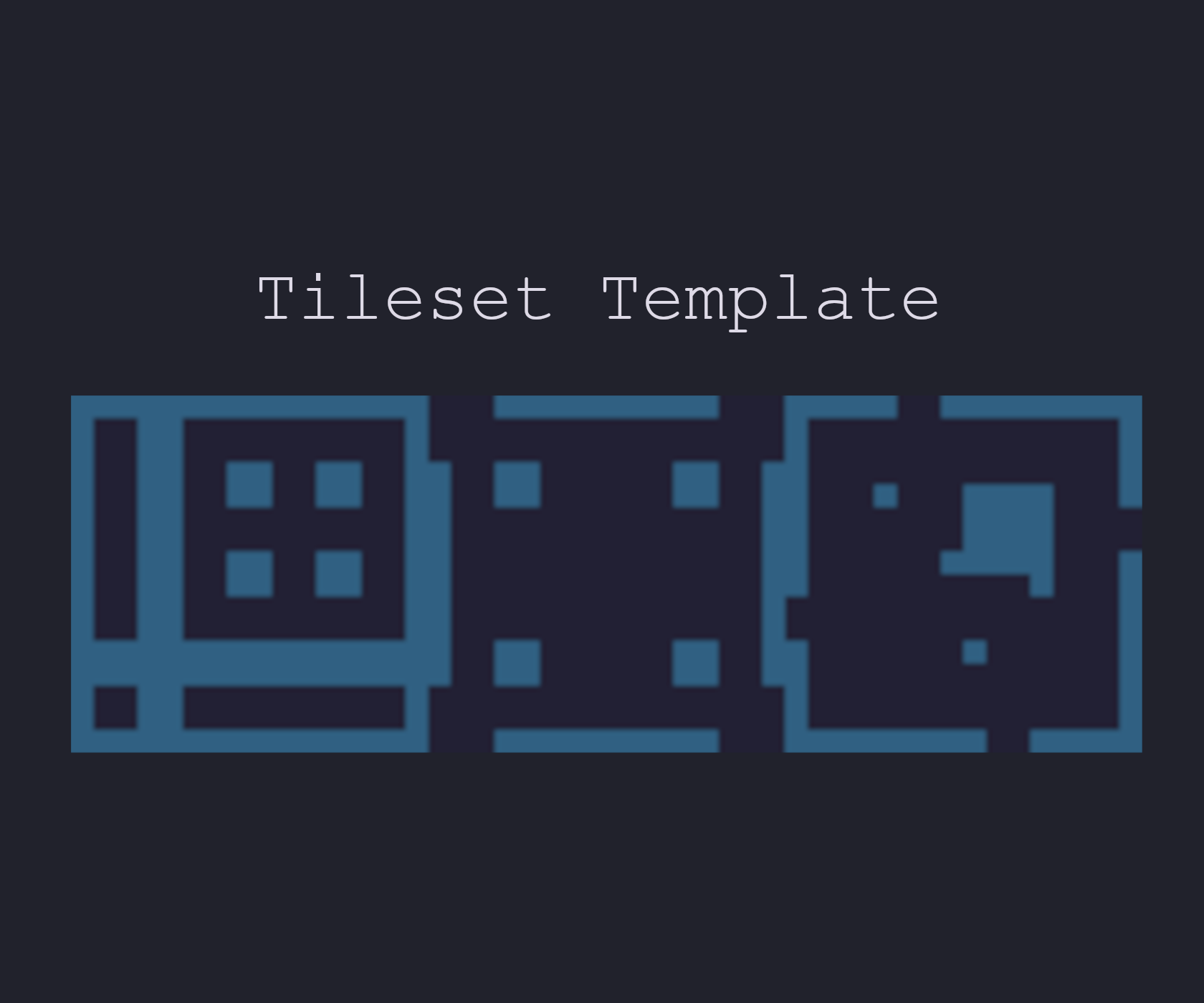 Bitmasking Tile Layout Bitmask Tileset Template for Godot by Maiusebi