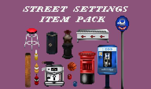 Streets Key Setup Street Settings Item Pack (FREE) by MtPixls