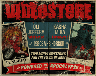 VIDEOSTORE - A Monster of the Week Double Feature   - Two 80s VHS inspired mysteries for Monster of the Week 