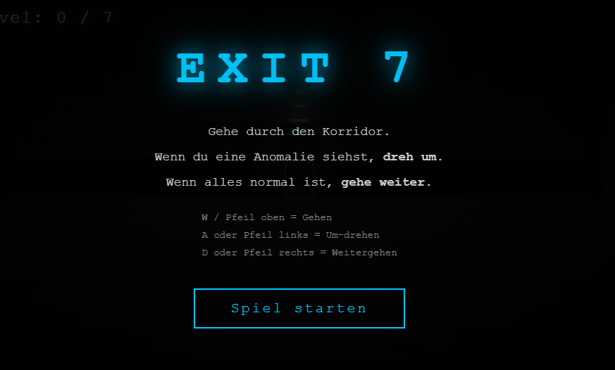 Exit7 1 hour vibed browsergame
