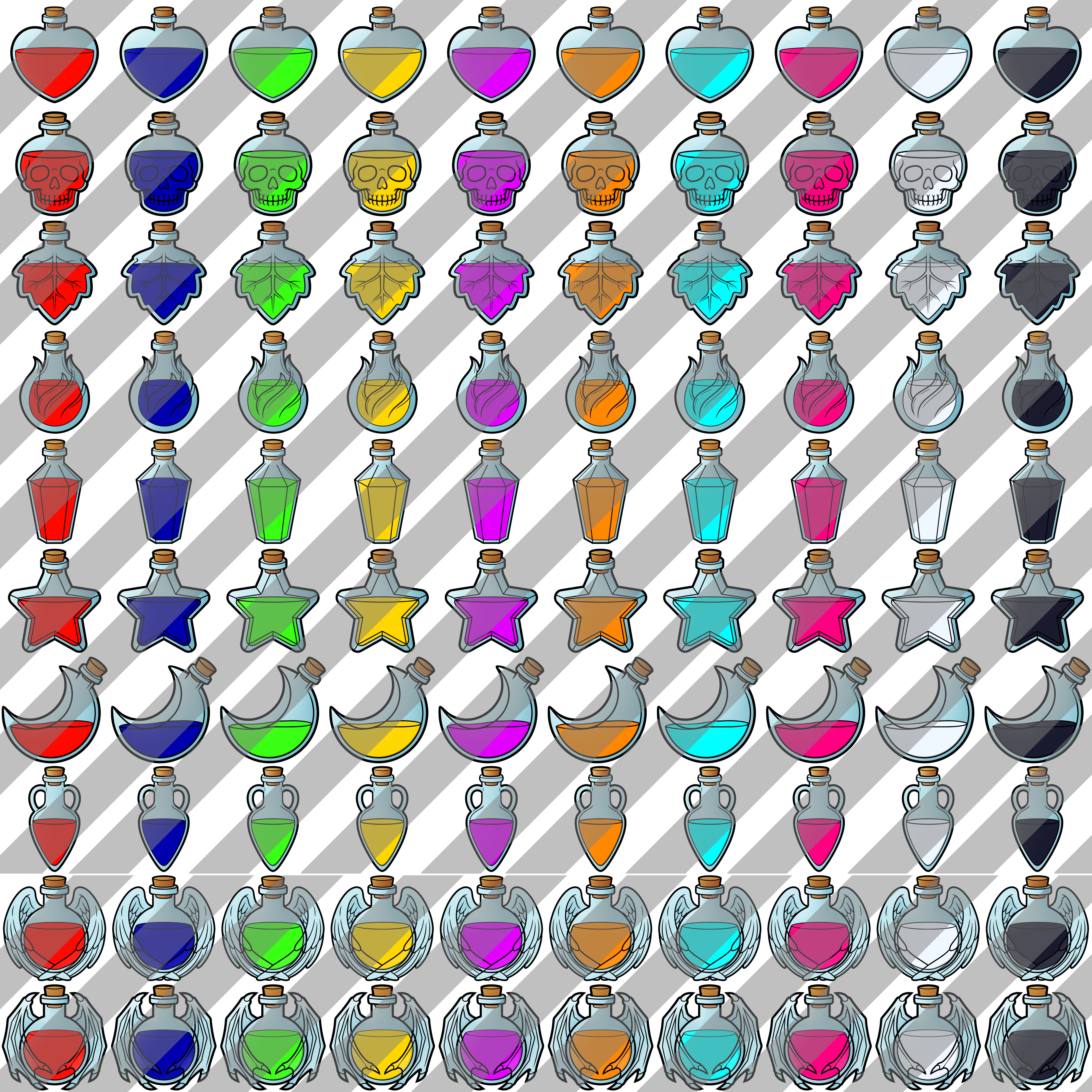 Modular Potion System - Fantasy RPG Assets by Alex Anew