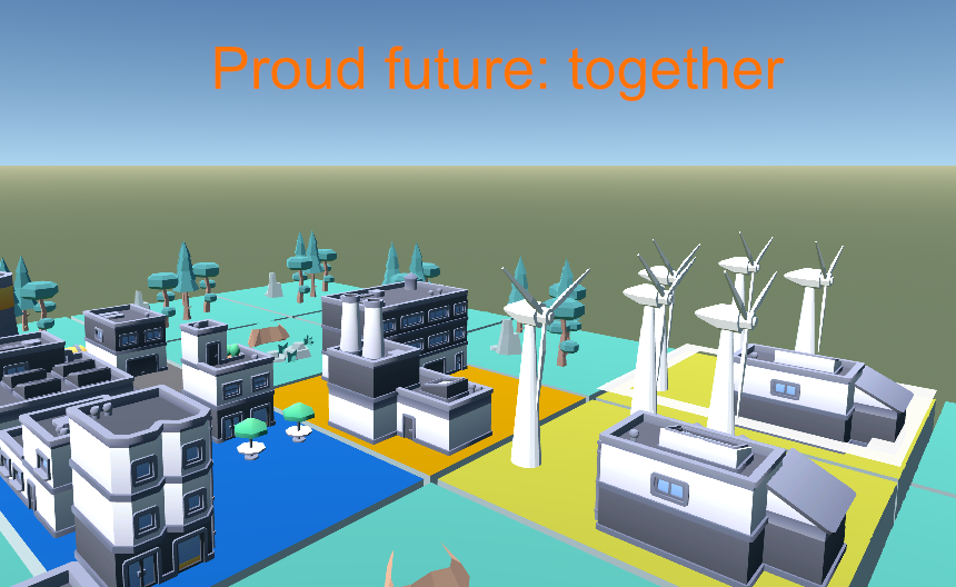 Cover image for Proud future, together
