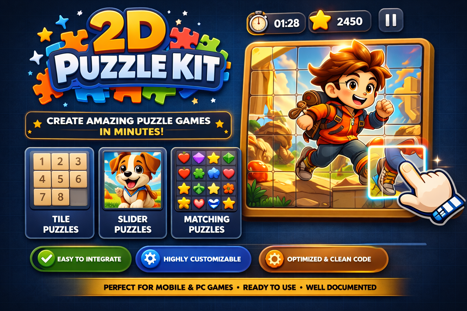 2D Puzzle Kit